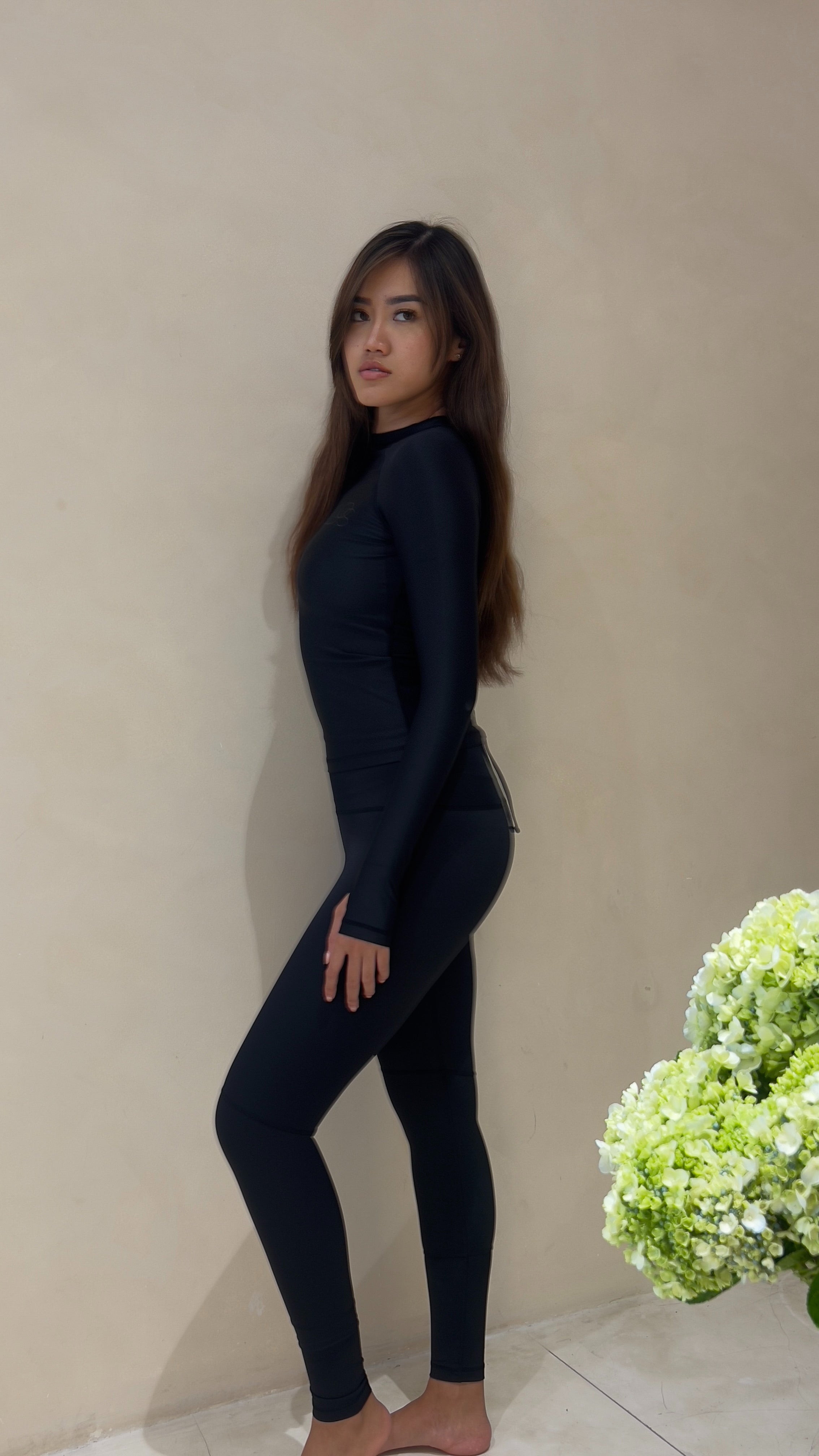 Womens Rash Guard | The Serangan-Rash Guard-Ocean Soul Bali-XXS-Midnight-Ocean Soul Swimwear