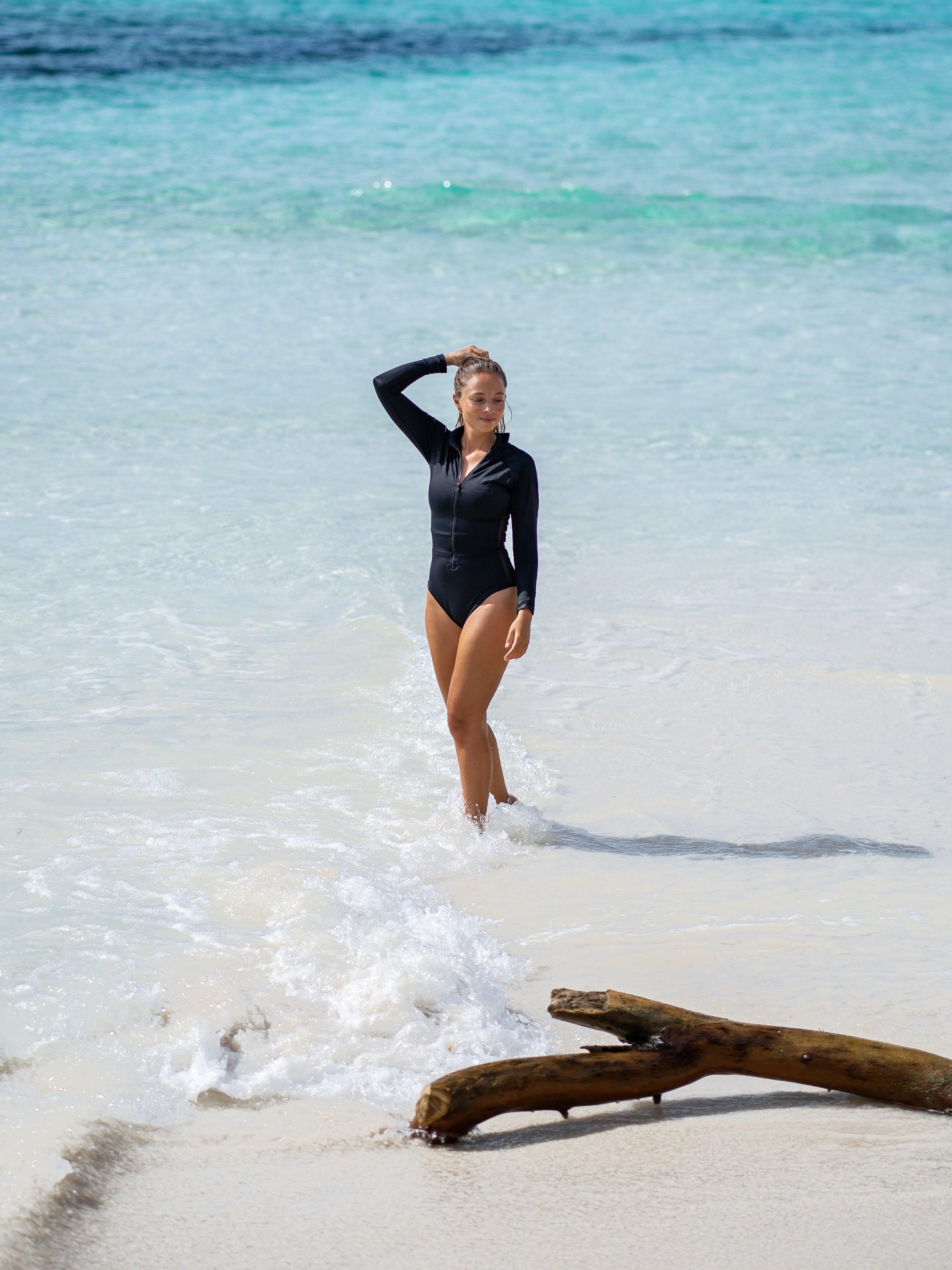 Long Sleeve Swimsuit | The Sulawesi Midnight