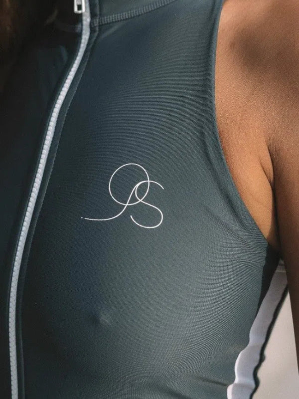 One Piece Swimsuit | The Mentawai in Onyx - Ocean Soul Bali - Sustainable Swimwear