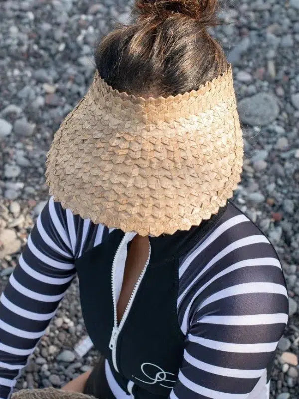 Wide brimmed Sun Visor | Bali Bamboo Visor