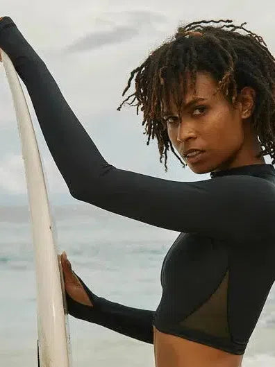 Zip up rash vest womens hotsell