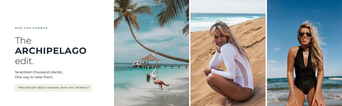The Archipelago Edit by Ocean Soul – free Resort Beach Sarong with any swimsuit