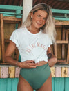 Boyfriend t shirt - Be The Magic - Ocean Soul Bali - Sustainable Swimwear