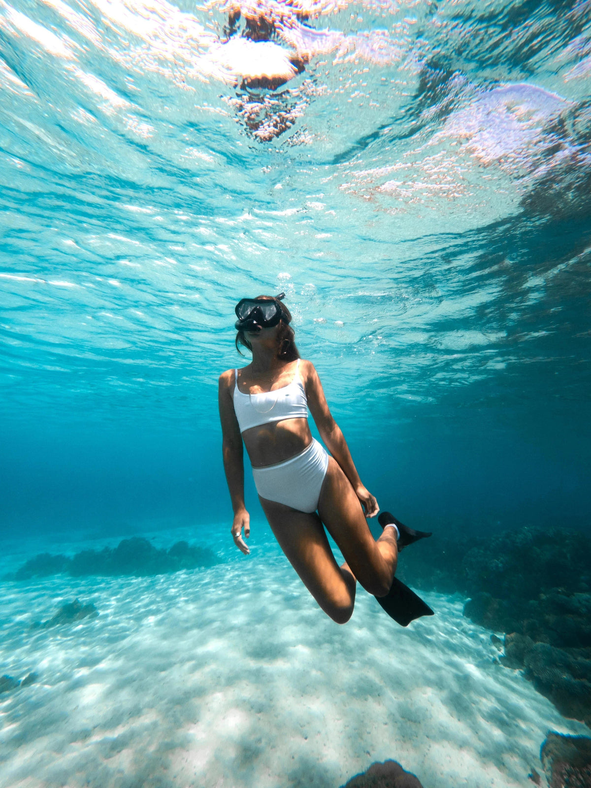 High Waisted Bikini Bottom | The Sumatra | pink