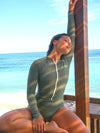 Long sleeve swimsuits| The Sulawesi in Olive