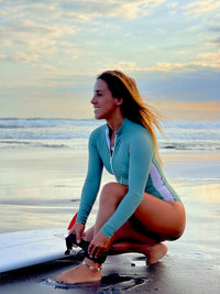 Long sleeve swimwear The Sulawesi in Olive