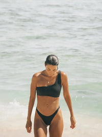 Cheeky black low rise bikini | Ocean Soul