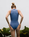 One Piece Swimsuit | The Mentawai in Celestial Blue-Ocean Soul Swimwear