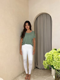 Surf leggings | Flores Fusion Legging-Surf leggings-Ocean Soul Swimwear