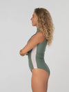 Sustainable Swimwear | The Mentawai in Olive-Surf Suit-Ocean Soul Bali-Ocean Soul Bali