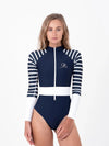 Sustainable Swimwear | The Sulawesi in Nautical-Surf Suit-Ocean Soul Bali-Ocean Soul Bali