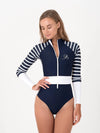 Sustainable Swimwear | The Sulawesi in Nautical-Surf Suit-Ocean Soul Bali-Ocean Soul Bali