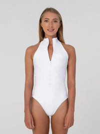 White one piece suit | The Mentawai