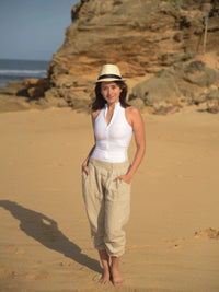 White one piece suit | The Mentawai