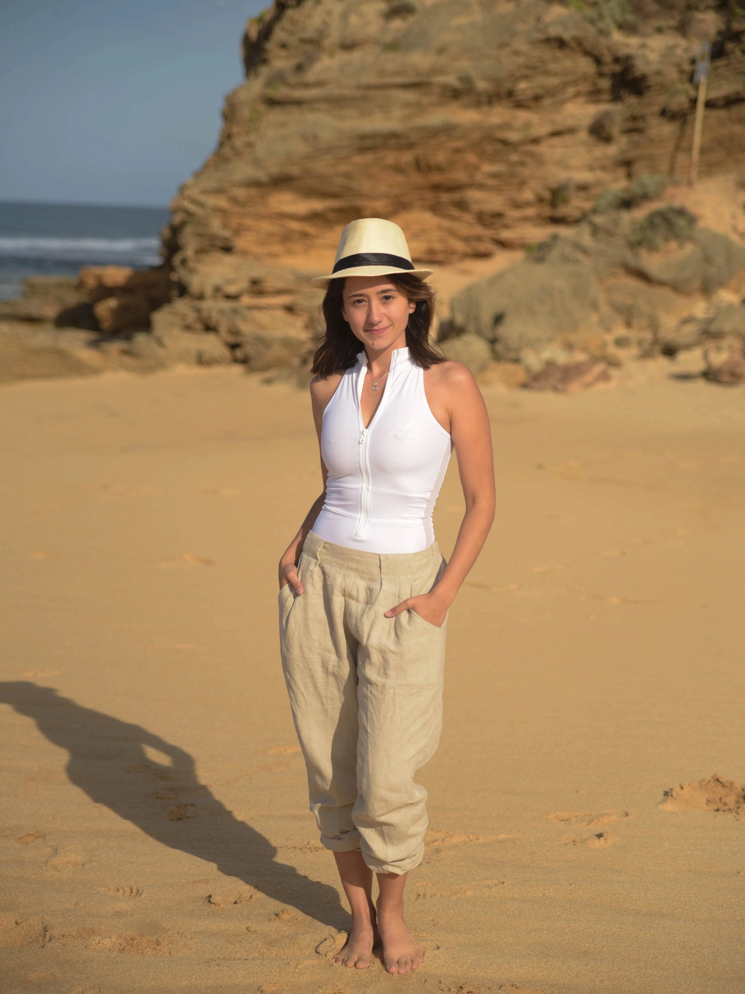 White one piece suit | The Mentawai