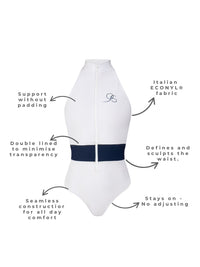 One Piece Swimsuit - Mentawai Snow & Navy
