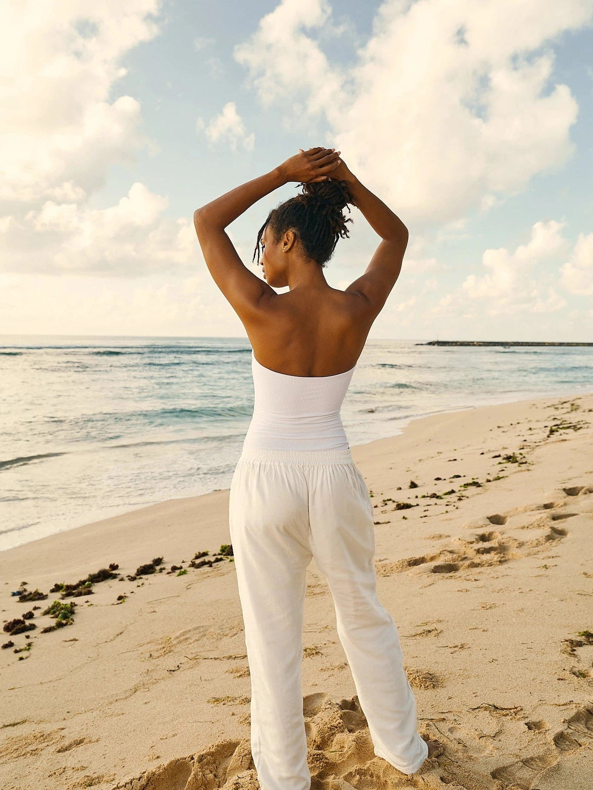 Wide legged lounge pants | The Sunday-Wide legged lounge pants-Ocean Soul Swimwear