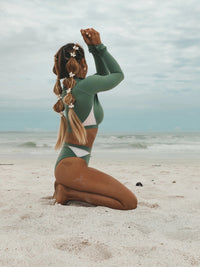 Women Rash Guard | The Sumba-Crop Rash Vest-Ocean Soul Bali
